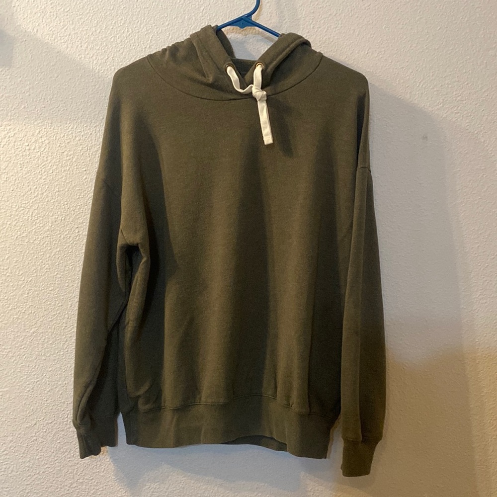 Buffalo David Bitton green pullover hoodie size small